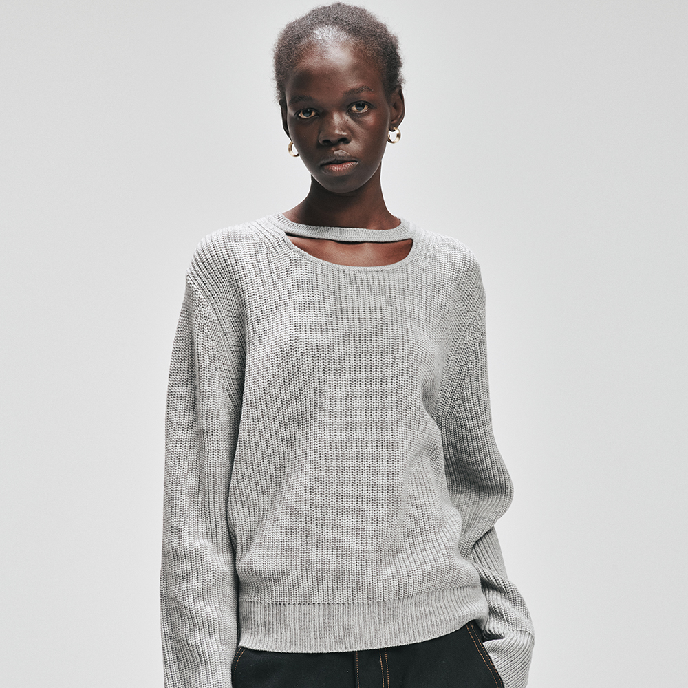 Baie wool knit _ gray